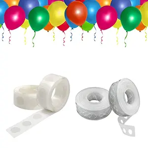 Balloon Arch Kit Balloon Decorating Strip Kit for Garland 10m(5M Each) Balloon Tape Strip 200 Dot Glue Point Stickers for Party Wedding Birthday Baby Shower Decorations