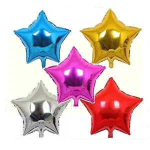 25pcs Multi Color 10Inch Star Foil Balloons for Birthday Parties New Year's Decoration Wedding Decoration or any event.