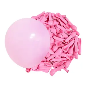 50pcs 9 Party Decoration Pastel color Balloons Macaron Candy Colored Latex Balloons for Birthday Wedding Engagement Anniversary Christmas Festival-Macaron (50 Pcs Pink)