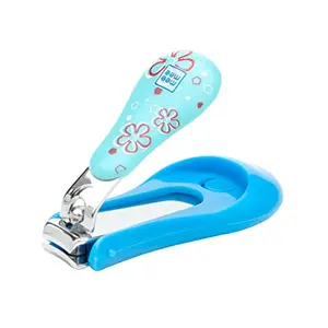 Mee Mee Protective Baby Nail Clipper Cutter with Skin Guard (Blue)(Pack of 1)