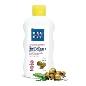 Mee Mee Gentle Baby Shampoo - Tear-Free Formula Enriched with Olive Extracts Nurturing for Infant Hair - From Birth Onwards Dermatologist-Approved (500ml)