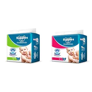 Supples Baby Pants Diapers Large 62 Count&Supples Baby Pants Diapers Small 78 Count