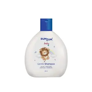 Bumtum Baby Shampoo Gentle No Tears Paraben & Sulfate Free Derma Tested For Babies 200ml