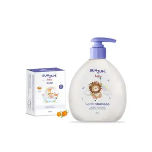 Bumtum Paraben Free Baby Soap 50Gram (Pack of 1) & Baby Gentle Shampoo (200 ML) Combo