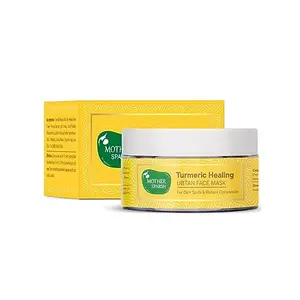 Mother Sparsh Turmeric Healing Ubtan Face Mask For Dark Spots & Radiant Complexion- Traditionally Made Ubtan Paste | 50gms
