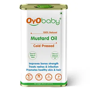 OYO BABY Oil For Hair and Skin (Mustard Oil 200 ML (Pack of 1))