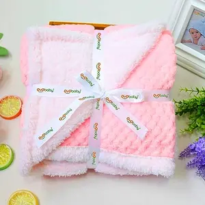OYO BABY New Born Super Soft Baby Blanket Wrapper Sheet Cum Baby Blanket for Baby Boys Baby Girls Babies New Born Baby Products All Baby Pink Fleece Lightweight