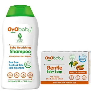 OYO BABY Gift for New Born Baby Girl & Boy 2 Skin and Hair Care Baby Products