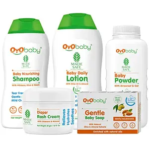 OYO BABY Kit for New Born 5 Skin and Hair Care Baby Products