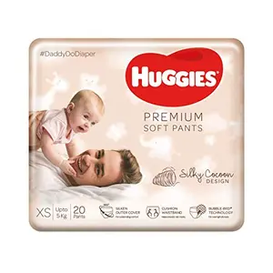 Huggies Premium Soft Pants Extra Small size diaper pants 20 Count