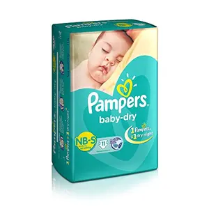 Pampers Baby Dry Diapers New Born 11 Count