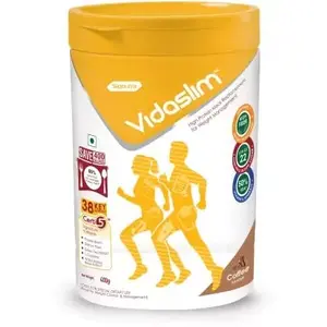 Groviva Vidaslim High Protein Meal Replacement for Weight Management (Coffee 400Gram)