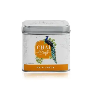 Chai Craft PAIN CHECK Herbal Green Tea -Pain Relief without Inflammation Loose Leaf Tea-Rama TulsiLemon TulsiTurmericNettleRhododendronCinnamon and Ginger