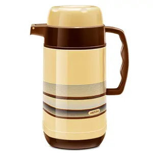 MILTON Regal Tuff Inner Stainless Steel Jug 1 Litre 1 Piece Brown | Bpa Free | Hot And Cold | Easy To Carry | Leak Proof | Tea | Coffee | Water | Hot Beverages 1 Liter