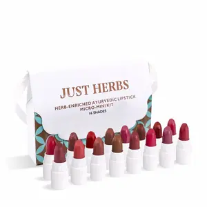 Just Herbs Herb Enriched Ayurvedic Lipstick Shade Sampler Kit