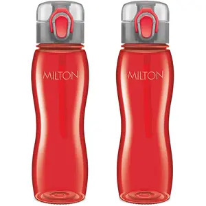 Milton Rock Unbreakable Tritan Water Bottle Set 750 ml Set of 2 Red