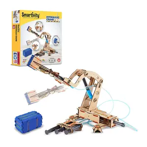 Smartivity Hydraulic Crane STEM DIY Fun Toy Educational & Construction Based Activity Game Kit for Kids 8 to 14 Best Birthday Gift for Boys & Girls 8-10-12-14 Years Old