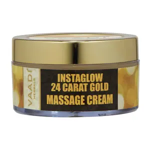 Vaadi Herbals Massage Cream - All Natural Herbal Cream - 50 Grams - (24 Carat Gold with Kokum Butter Massage Cream)