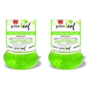 Green Leaf Pure Aloe Vera Skin Gel 500G (Pack Of 2)