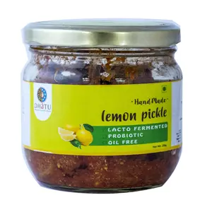 Dhatu Organics & Naturals Probiotic Lemon Pickle 250 g
