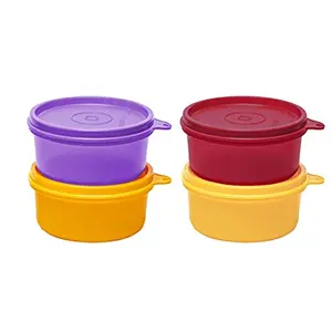 Tupperware Spillproof Tropical Bowls 210ml 4pc