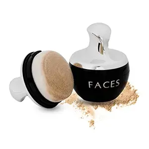 Faces Canada Mineral Loose Powder ,Smooth Matte Finish, Flawless Look, Absorbs Oil And Sweat, Soft Glow, Contains Natural Mineral, Hypoallergenic, Non-Comedogenic, Vegan, Peta Approved, Natural Beige, 0.25 Oz