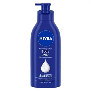 NIVEA Body Lotion, Nourishing Body Milk, For Very Dry Skin, 600ml