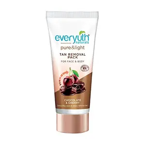 Everyuth Naturals Tan Removal Face Pack, Chocolate and Cherry, 50g