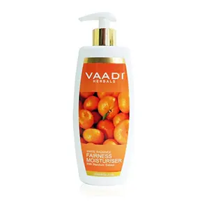 Vaadi Herbals Fairness Moisturizer Lotion With Mandarin And Silk Extract - Vitamin C Rich Mandarins Effectively Lightens Your Skin Tone While Deep Moisturizing It - Silk Extract Controls Melanin