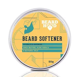 Beardhood Beard Softener For Men - Shea Butter and 6 Natural Oils, 1.7 Ounce/50Gram