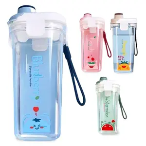 FunBlast Sipper Tumbler  Stylish Water Bottle - Sipper Bottle, Tumbler Mug, Anti-Leak Spill-Proof Tumbler Bottle, Portable Plastic Water Bottle, BPA Free Bottle  500 ML (Blue)