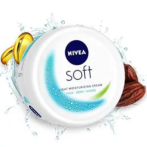 NIVEA Cream, Soft Light Moisturiser With Vitamin E, 500 ml