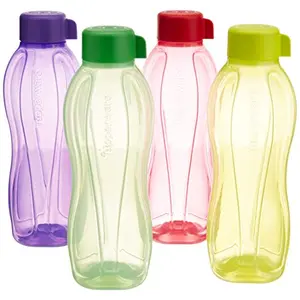 Tupperware Aquasafe Water Bottle Set, 1 Litre, Set of 4