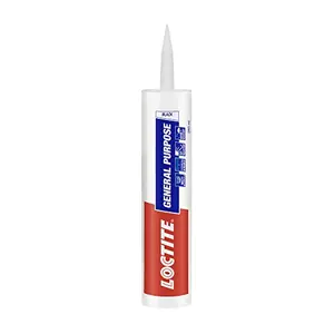 Loctite General Purpose GP silicone sealant (Black) indoor and outdoor use waterproofing for floor walls roof silicone adhesive tiles grout bathroom kitchen use 280 ml