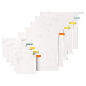 Ikea Cotton Towel 240 gsm (Set of 10 Pieces White)