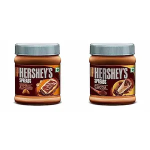 Hershey Spreads Cocoa with Almond 350g and Hershey Spreads Cocoa 350g