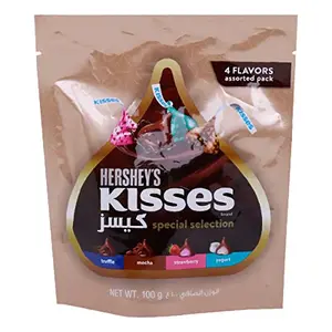 Hershey's Kisses Special Selection Truffle Mocha Strawberry Yogurt Assorted Chocolate Pack 100g