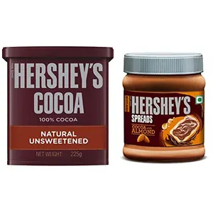 Hershey's Cocoa - Natural Unsweetened 225 G  Hershey's Spreads Cocoa with Almond 350g