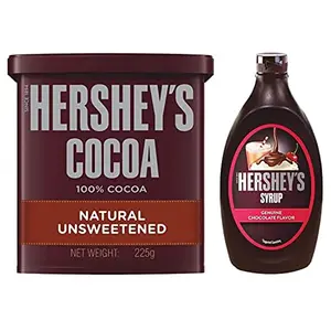 Hershey's Cocoa - Natural Unsweetened 225 G  Hershey's Syrup Chocolate 1.3KG
