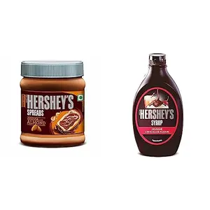 Hershey Spreads Cocoa with Almond 350g and Hershey's Chocolate Syrup 623g