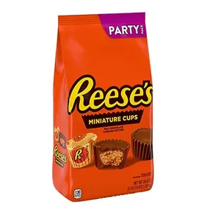 Hersheys Reeses Miniature Cups Peanut Butter Cup Candy Party Bag 1Kg