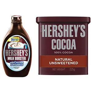 Hershey's Milk Booster 450G + Hershey's Cocoa - Natural Unsweetened 225 G