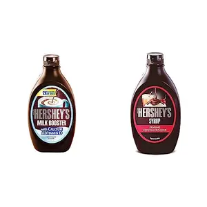 Hershey Milk Booster 450g and Hershey's Chocolate Syrup 623g