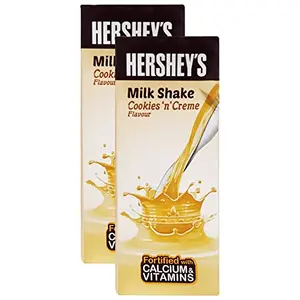 Hypercity Combo - Hershey's Milk Shake Cookies and Creme 250ml (Pack of 2) Promo Pack
