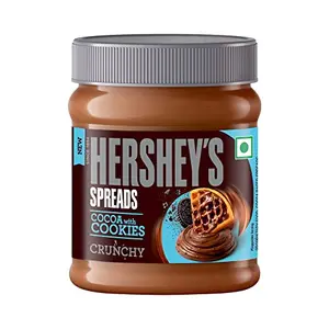 HERSHEY'S Spreads Cocoa with Cookies 350g Munsell Maroon & Blue