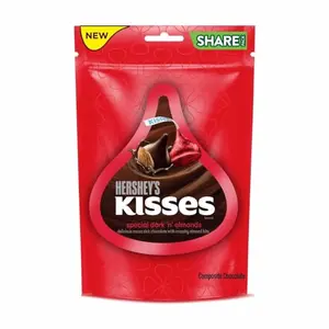HersheyS Kisses Special Dark 'n' Almonds | Melt-in-Mouth Chocolates 100.8g - Pack of 3