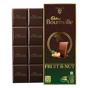 Cadbury Bournville Fruit and Nut Dark Chocolate Bar 80 g