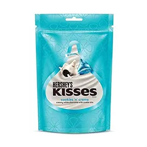 Hershey's Kisses Cookies N Creame Chocolates (33.3 G) -Pack of 12