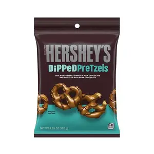 Hersheys Dipped Pretzels Milk & Dark Chocolate 120g Imported (USA)