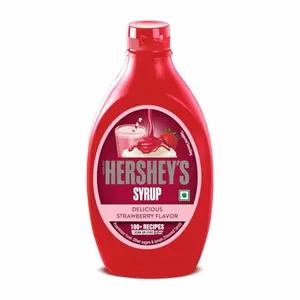 HERSHEY'S Strawberry Flavored Syrup | Delicious Strawberry Flavor | 623 g Bottle